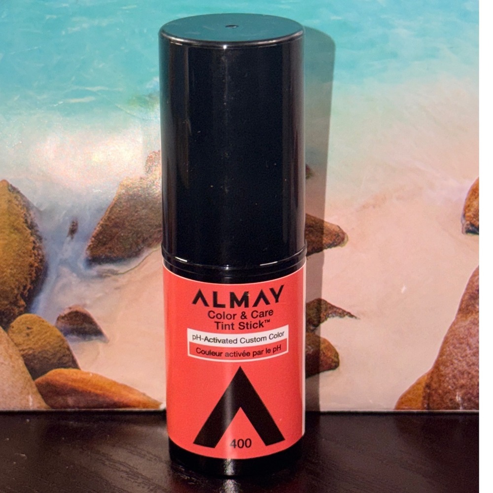 Almay Color & Care Tint Stick 400 Nude Flush pH-Activated Lip Cheek Blush 0.25oz